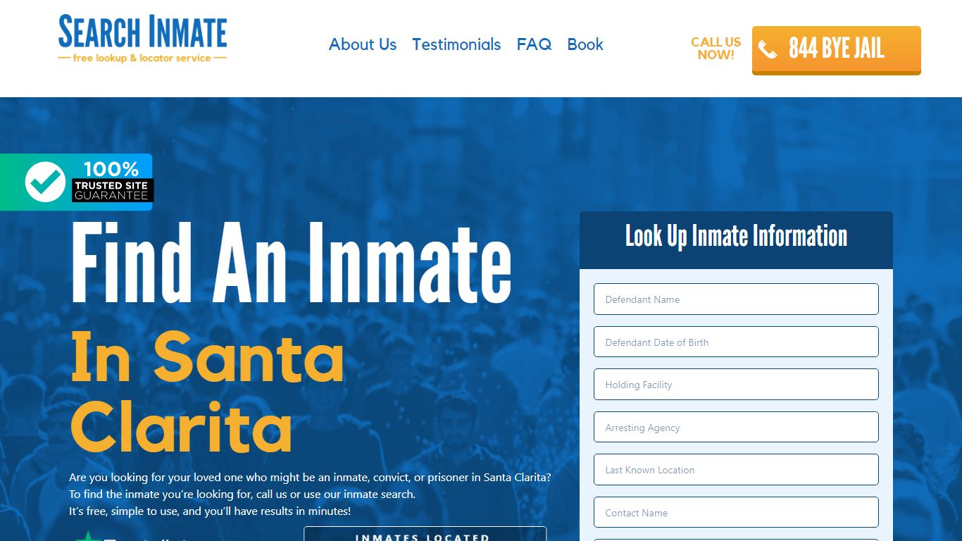 Find An Inmate in Santa Clarita, California – SearchInmate.com